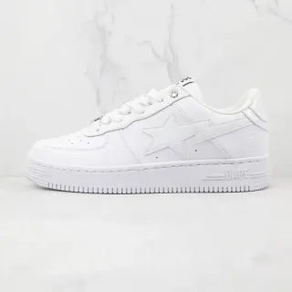A Bathing Ape BAPE STA All-White Lifestyle Sneakers