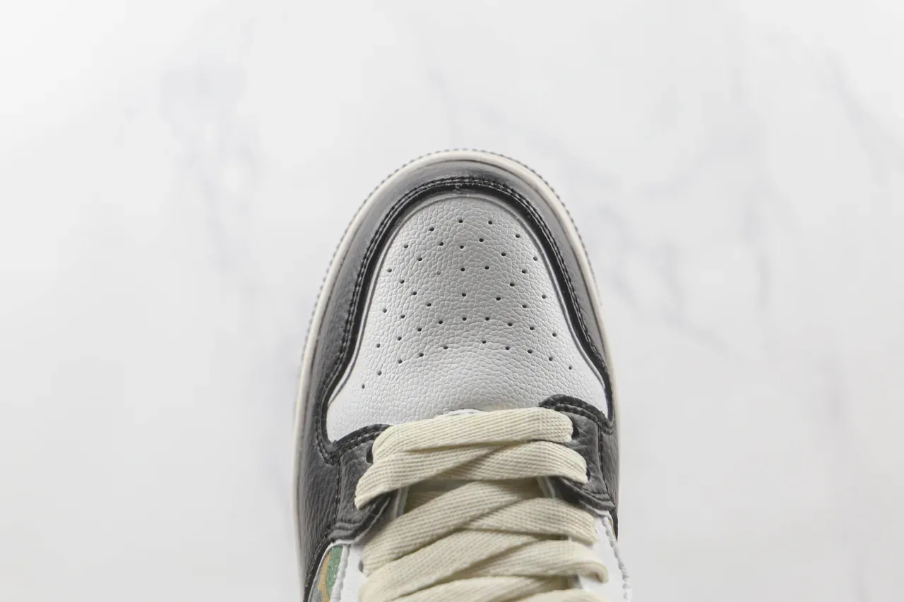 A Bathing Ape BAPE STA أحذية رياضية أسلوب حياة أسود أبيض كامو 6