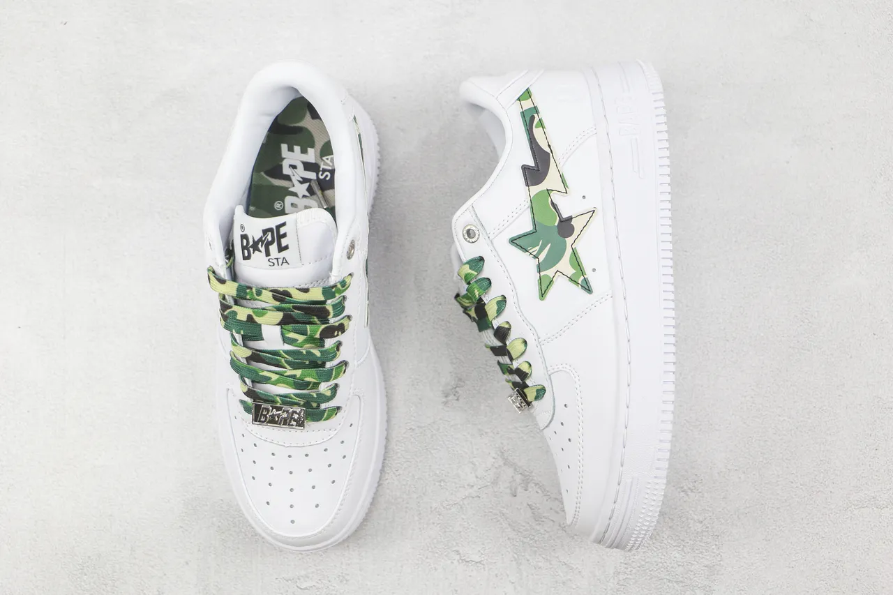 A Bathing Ape BAPE STA Blancas ABC Camo zapatillas lifestyle 3