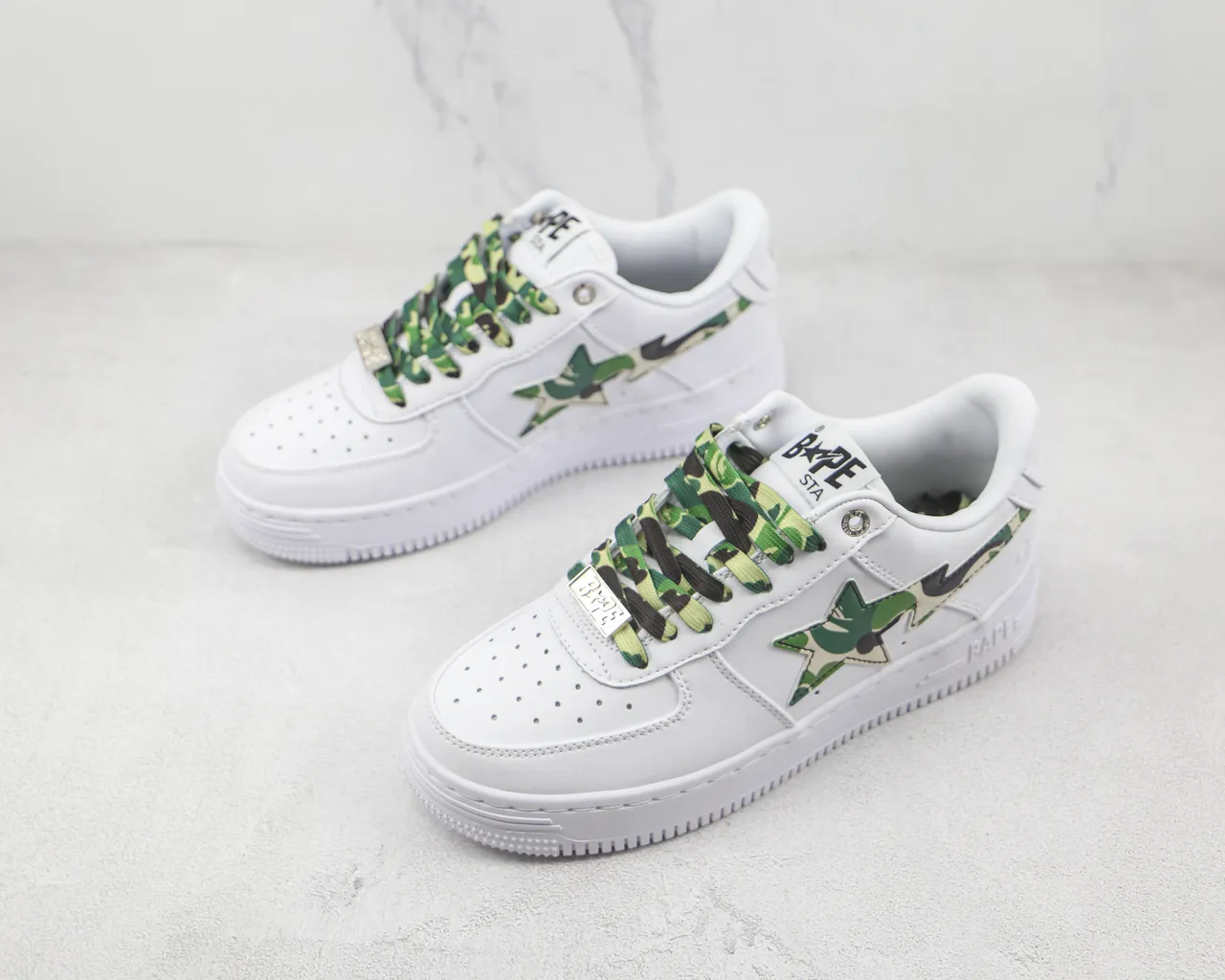 A Bathing Ape BAPE STA Blancas ABC Camo zapatillas lifestyle 4