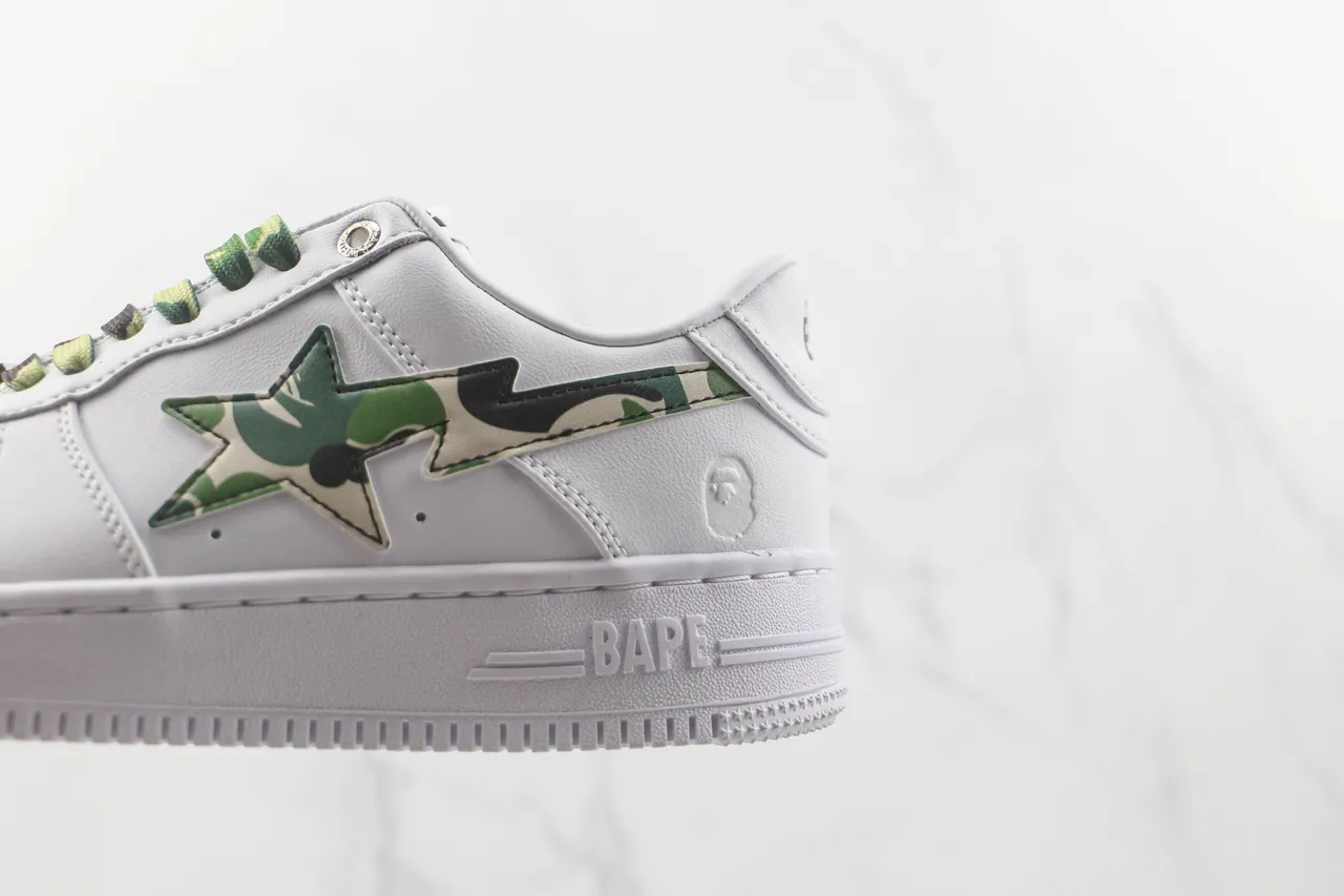 A Bathing Ape BAPE STA Blancas ABC Camo zapatillas lifestyle 7