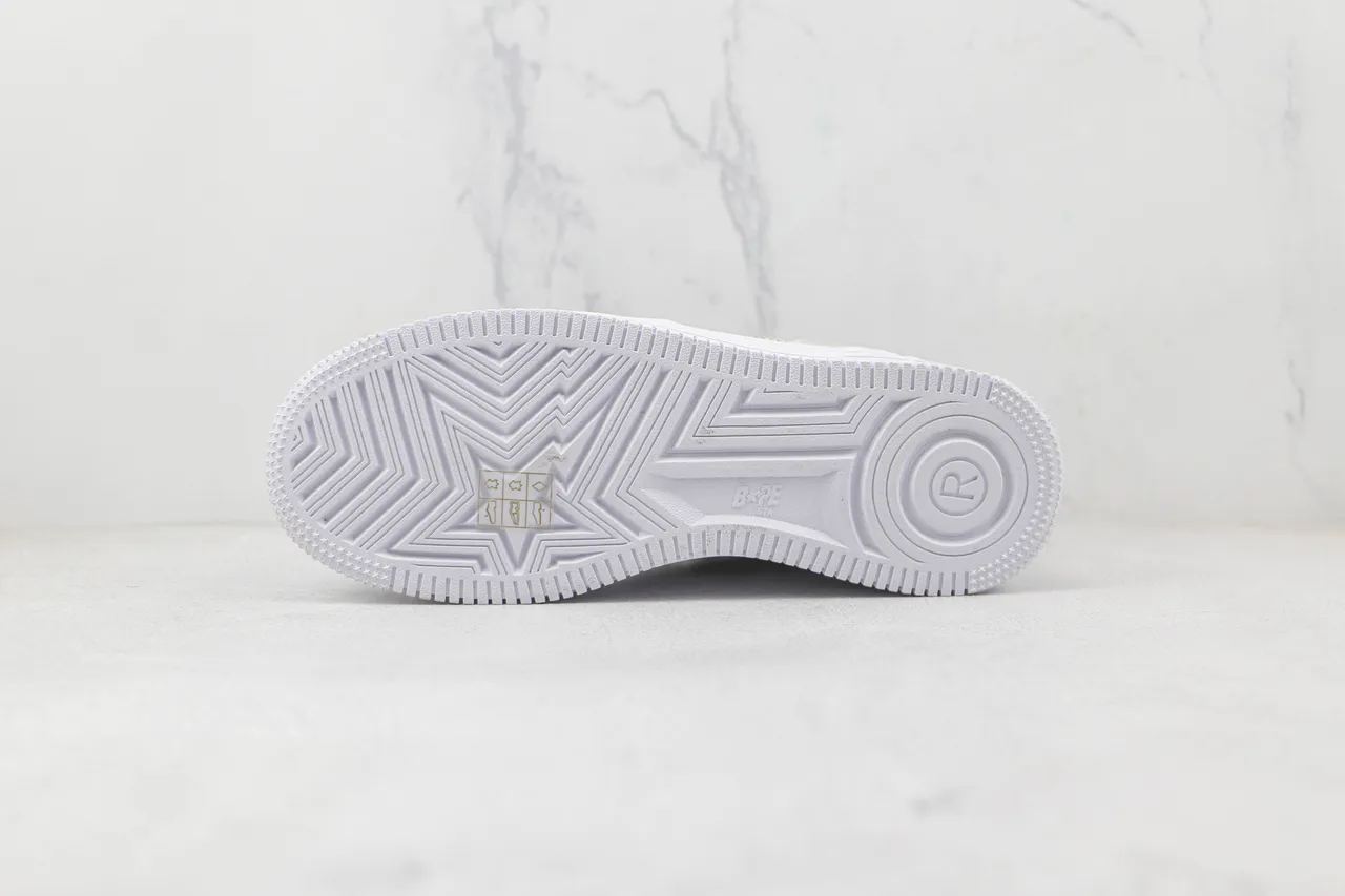 A Bathing Ape BAPE STA Blancas ABC Camo zapatillas lifestyle 8