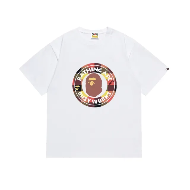 A Bathing Ape Busy Works图案印花黑色T恤 10