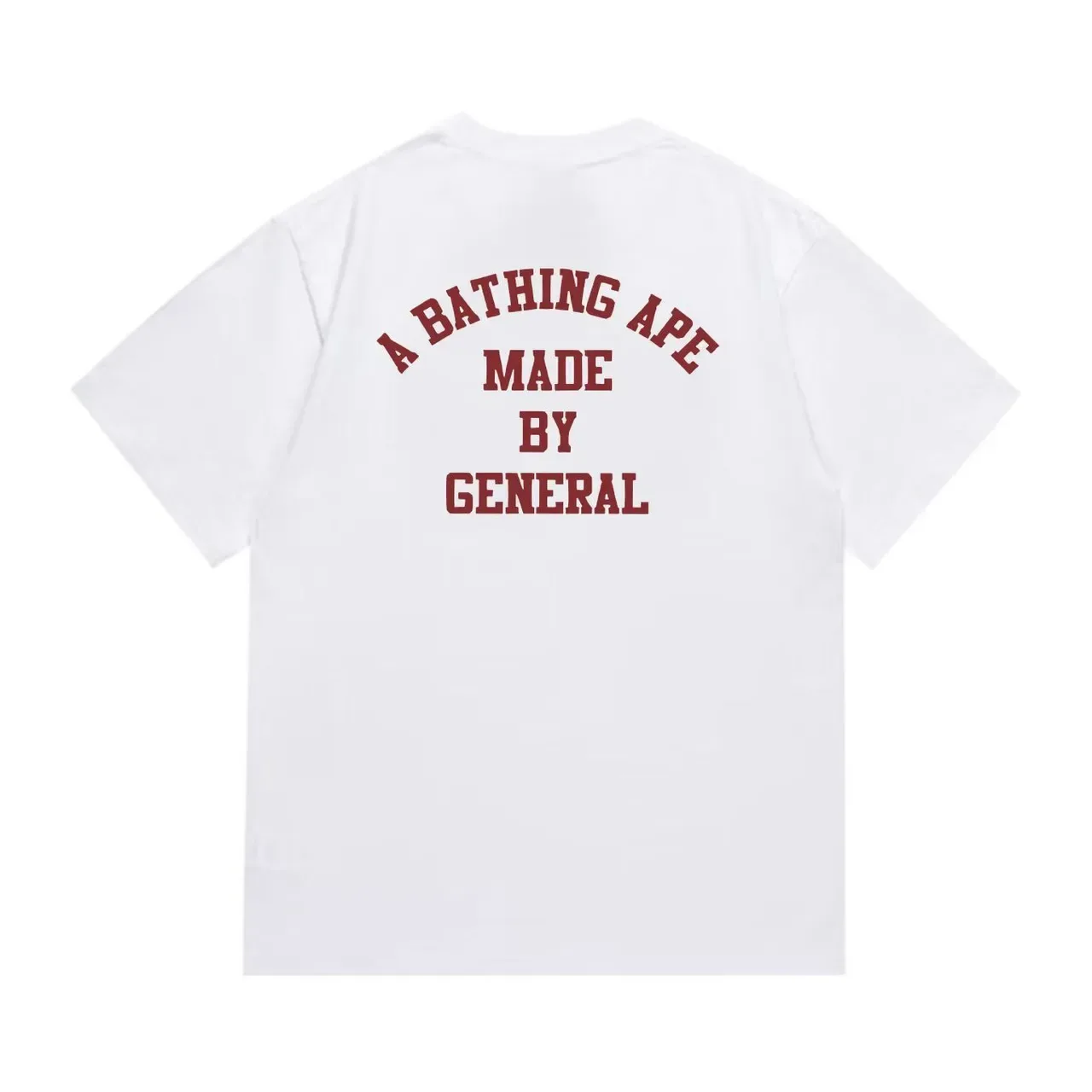 تي شيرت أسود بطباعة جرافيك A Bathing Ape Made by General 2