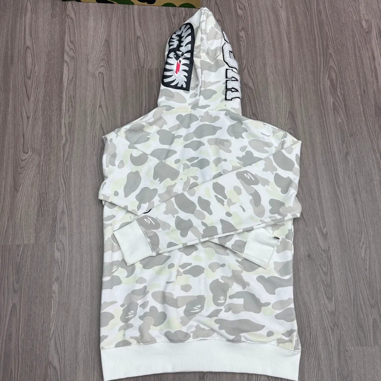 A Bathing Ape Shark 黑白 全拉链连帽卫衣 5