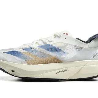 Adidas Adizero Adios Pro 3 सफेद नीला भूरा दौड़ने के जूते