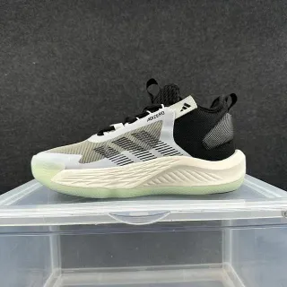 Adidas ADIZERO Black White Pale Green Basketball Shoes