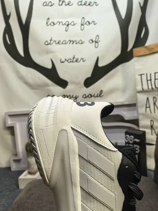 Adidas Bege Preto Midsole Malha E Recobrimento Sintético Superior Tênis Chunky 3