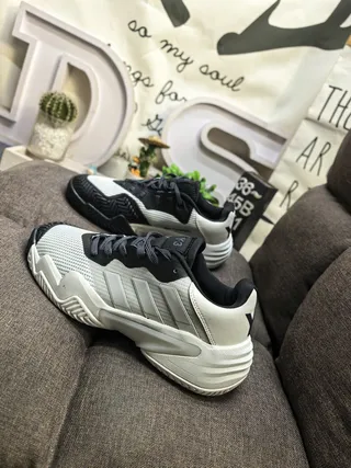Adidas Bege Preto Midsole Malha E Recobrimento Sintético Superior Tênis Chunky 7