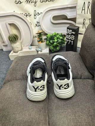 Adidas Bege Preto Midsole Malha E Recobrimento Sintético Superior Tênis Chunky 8