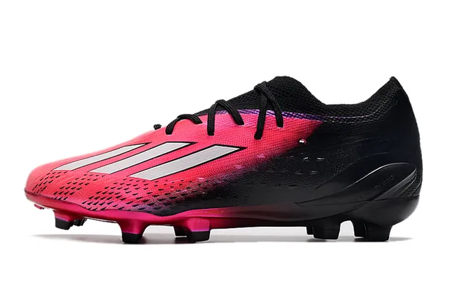 Adidas काला पिंक कम कट सोक फिट कॉलर ग्रेडिएंट अपर फर्म ग्राउंड फुटबॉल जूते 7