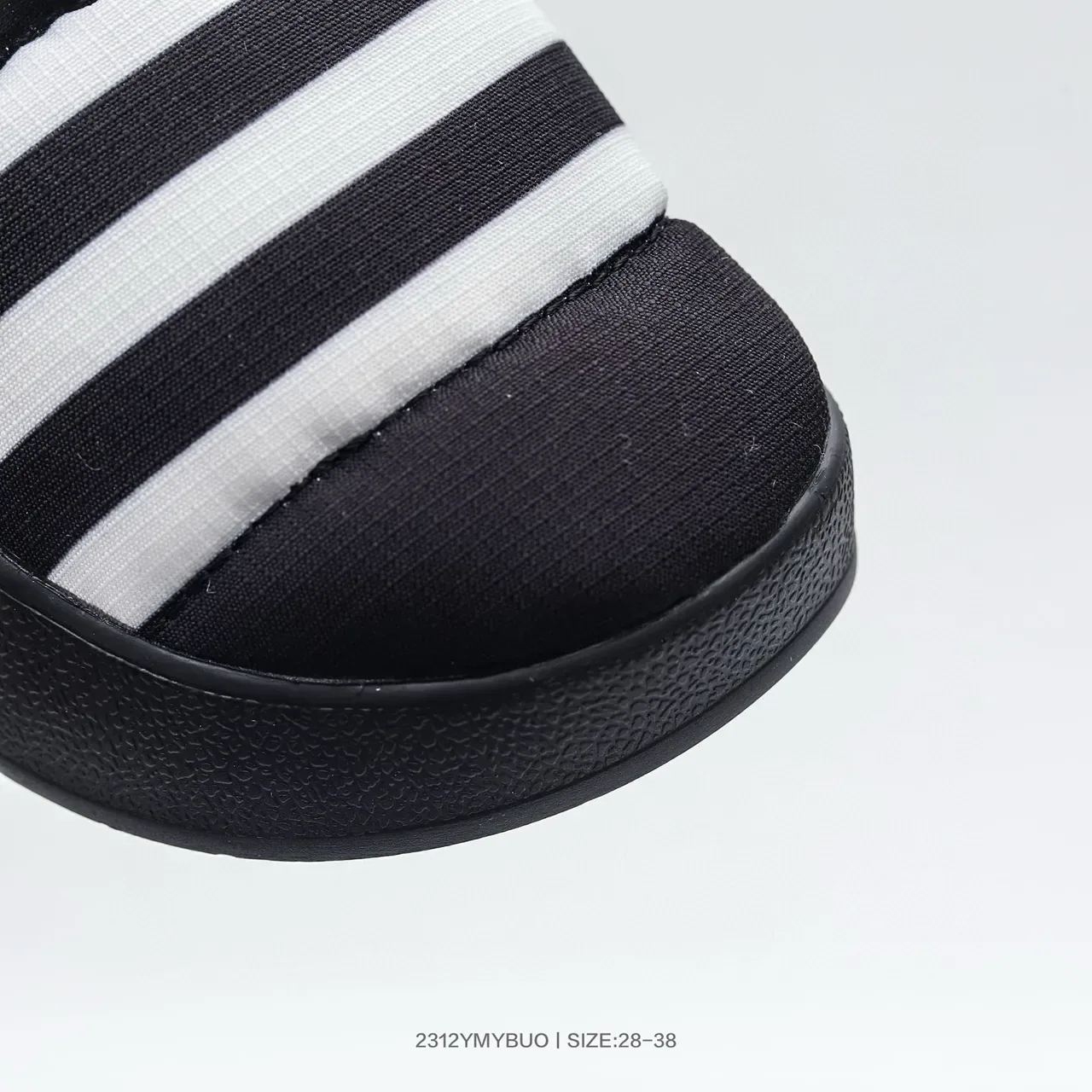 Adidas Preto Branco Slip-On Plataforma Sola Lifestyle Sneakers 10