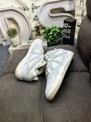 Adidas Chaussures Lifestyle Marron Blanc Basses Hybride Daim-Maille 6