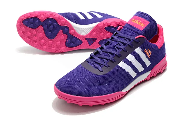 Adidas Copa Mundial Zapatos de Fútbol Turf Púrpura Rosa 15