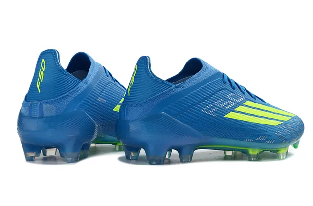 Adidas F50 Azul e Verde Neon Firm-Ground Sapatos de Futebol 15
