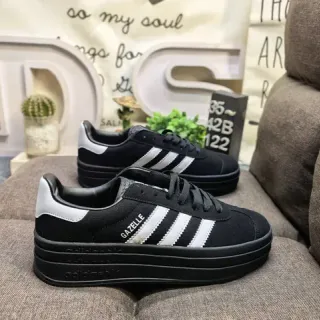Adidas Gazelle 黑白生活方式运动鞋