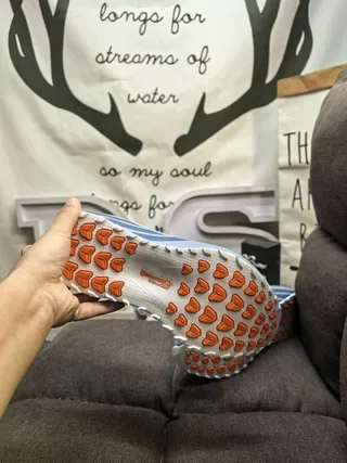 Adidas Gris Azul Marino Suela de Plataforma Gruesa Malla y Recubrimiento Sintético Superior Zapatos Lifestyle 4