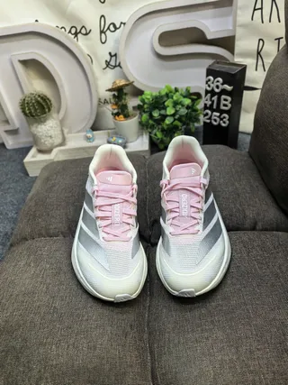 Adidas Lightstrike Pro Silver and Pink Lifestyle Sneakers 10