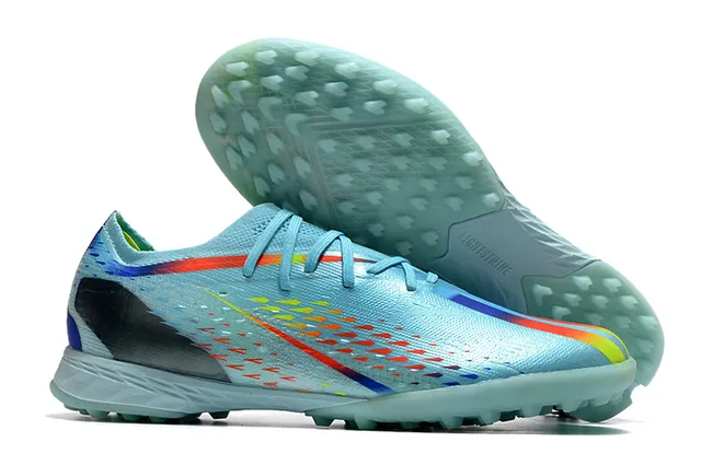 Adidas أحذية كرة القدم للعشب الاصطناعي برتقالي أسود upper منخفض القطع من نسيج شبكي نظام الرباط غير متماثل 7