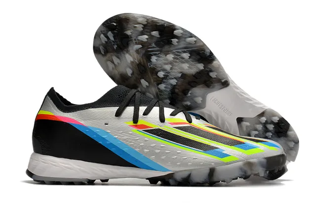 Adidas أحذية كرة القدم للعشب الاصطناعي برتقالي أسود upper منخفض القطع من نسيج شبكي نظام الرباط غير متماثل 11