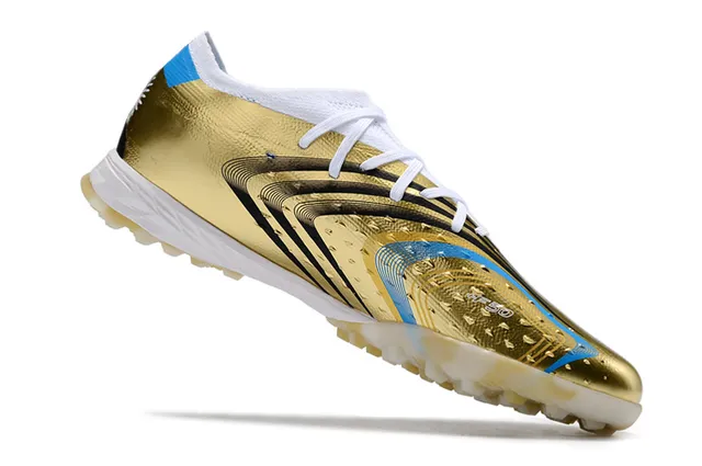 Adidas أحذية كرة القدم للعشب الاصطناعي برتقالي أسود upper منخفض القطع من نسيج شبكي نظام الرباط غير متماثل 20