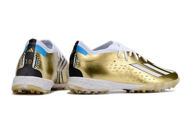 Adidas أحذية كرة القدم للعشب الاصطناعي برتقالي أسود upper منخفض القطع من نسيج شبكي نظام الرباط غير متماثل 24