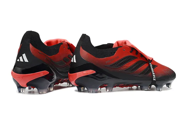 Adidas Predator Chavarría Red Black Firm-Ground ফুটবল জুতা 5