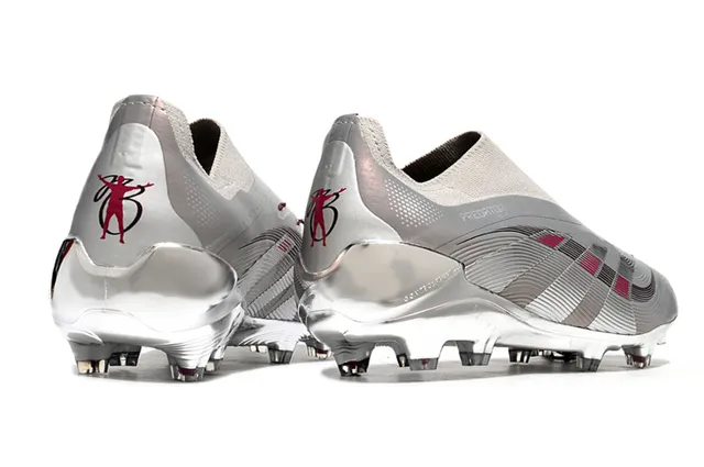 Adidas Predator Metallic Silver Rose-Gold أرض صلبة أحذية كرة القدم 5