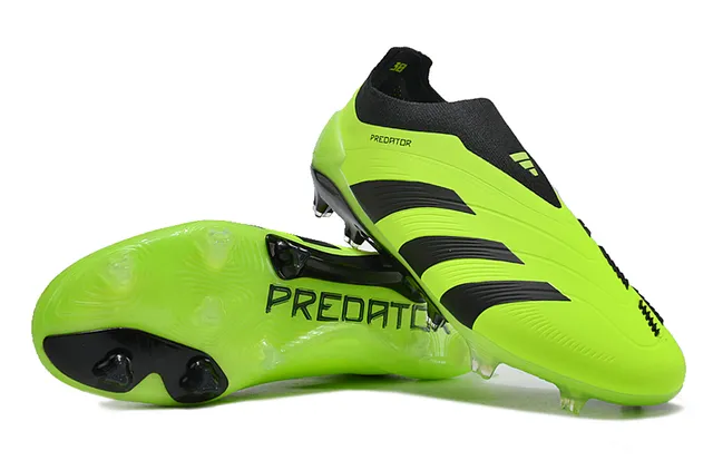 Adidas Predator Neon Lime Chaussures de football pour terrain ferme 4