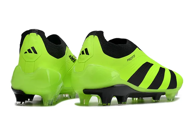 Adidas Predator Neon Lime Chaussures de football pour terrain ferme 5