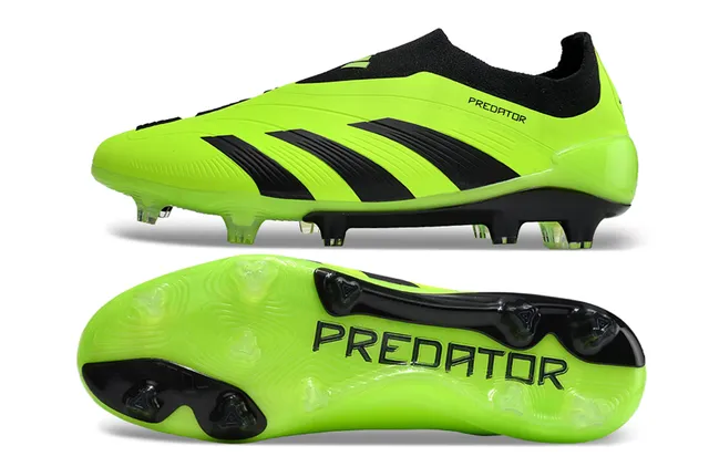 Adidas Predator Neon Lime Chaussures de football pour terrain ferme 6