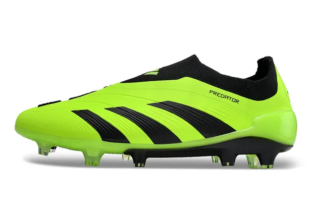 Adidas Predator Neon Lime Chaussures de football pour terrain ferme 7