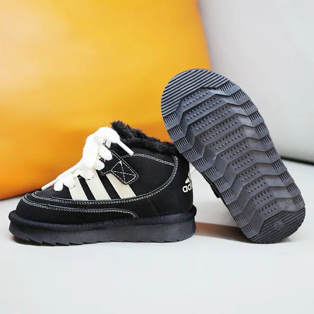 Adidas أحذية الثلج عالية الارتفاع بنفسجي وبيج مبطنة 7