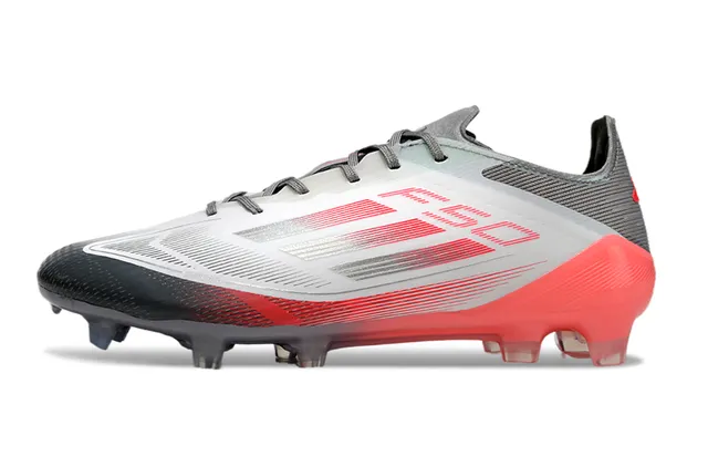 Adidas Vermelho Preto Baixo Corte Sintético Superior Translúcido TPU Stud System Campo Firme Sapatos de Futebol 7