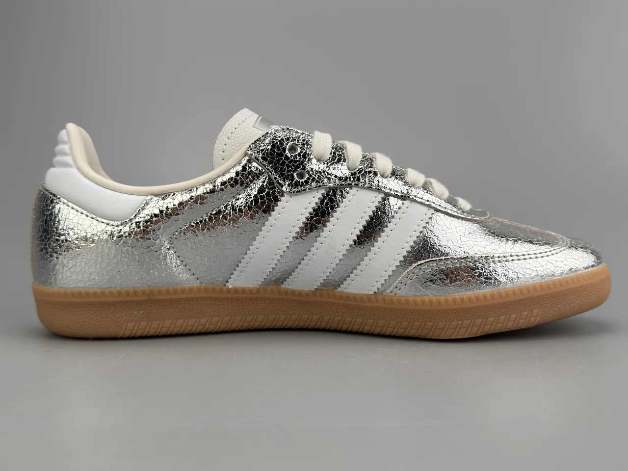 Adidas Samba Argent Métallique Blanc Lifestyle Sneakers 10