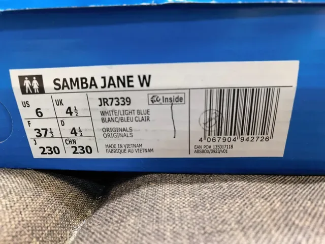 Adidas Samba Off-White Black Gum Zapatillas Lifestyle 2