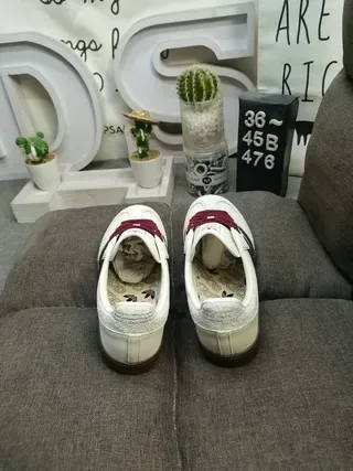 Adidas Samba Off-White Burgundy Chaussures Lifestyle 8