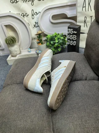 Adidas Samba OG Beige et Bleu Clair Lifestyle Sneakers 6