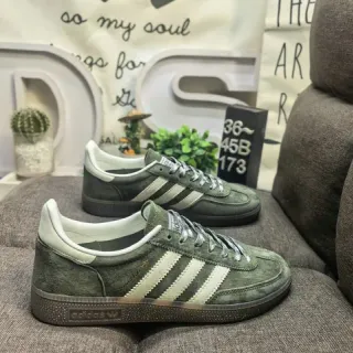 Adidas Samba OG حذاء رياضي أسلوب حياة أخضر زيتوني سويد
