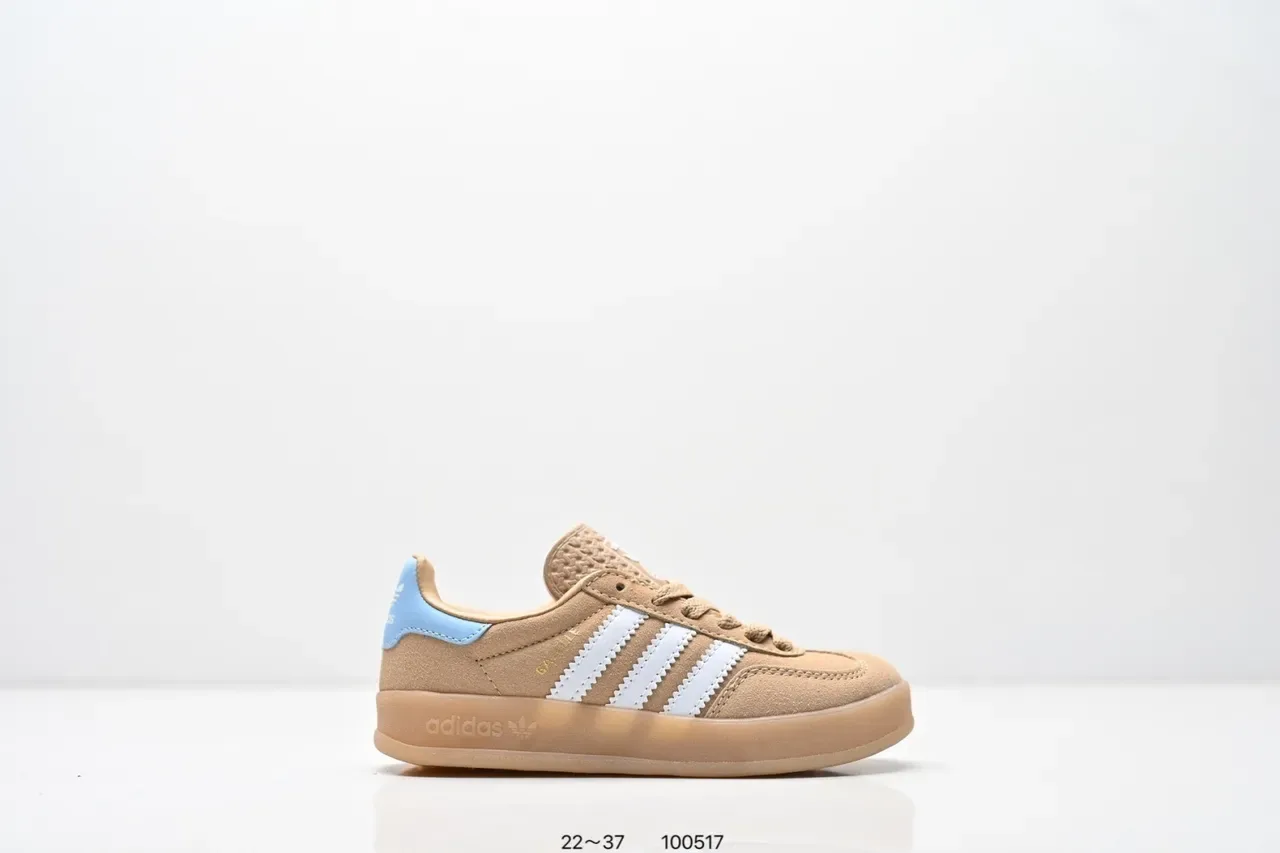 Adidas Samba OG أحذية رياضية Lifestyle وردي وأزرق فاتح بخطوط 5
