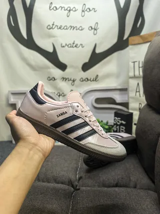 Adidas Samba Chaussures Lifestyle Rose et Noir 5