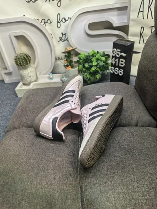 Adidas Samba Chaussures Lifestyle Rose et Noir 6