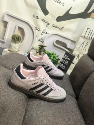 Adidas Samba Chaussures Lifestyle Rose et Noir 9