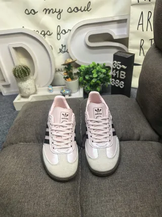 Adidas Samba Chaussures Lifestyle Rose et Noir 10