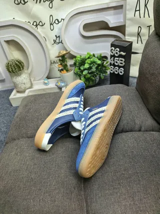 Adidas Samba Slip-On Chaussures Lifestyle en Daim Bleu 6