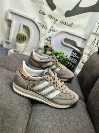 Adidas SL 72 Beige Brown Lifestyle Sneakers 19