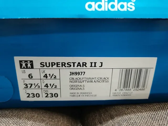 Adidas Superstar Sneakers Lifestyle Noires et Blanches 2