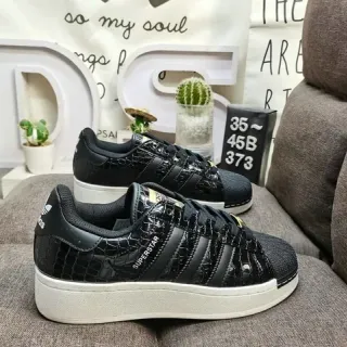 Adidas Superstar Zapatillas Lifestyle Negras con estampado de cocodrilo