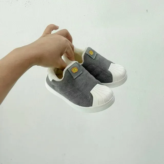 Adidas Superstar أطفال سكيب أون مقلمة رمادية أسلوب حياة أحذية رياضية 13