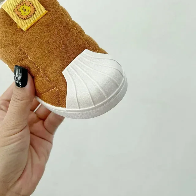 Adidas Superstar أطفال سكيب أون مقلمة رمادية أسلوب حياة أحذية رياضية 19